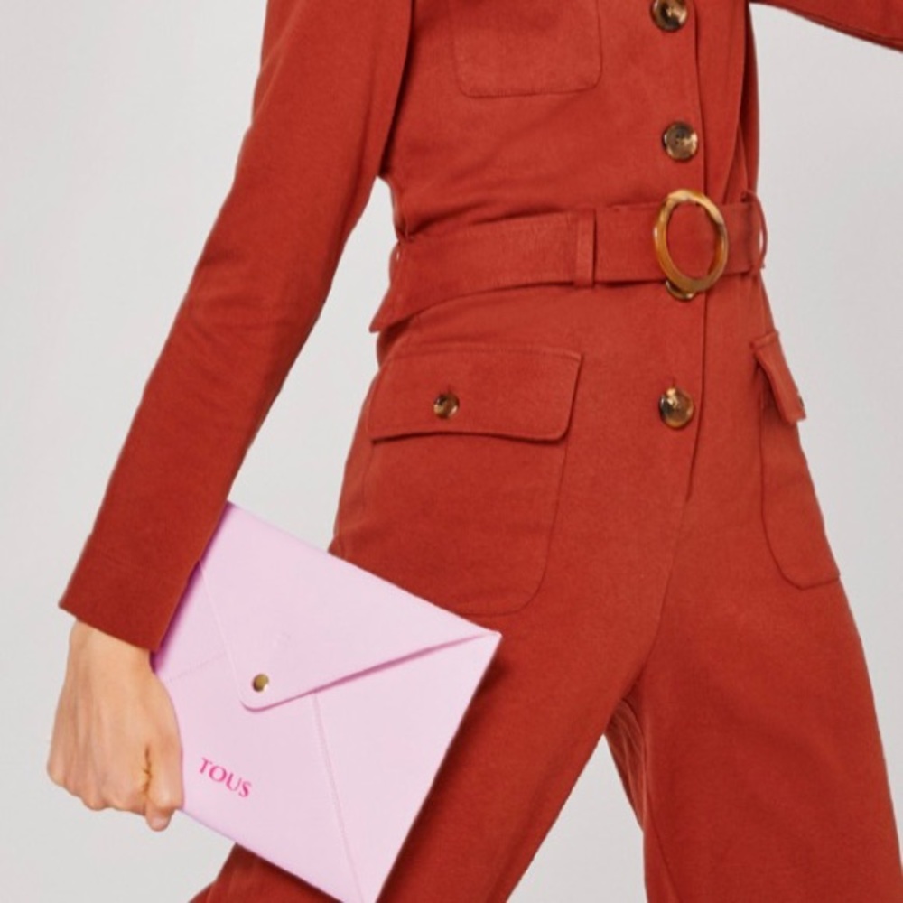 Tous Pink Clutch